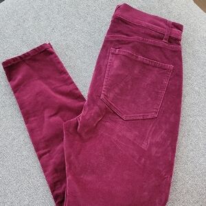 Burgundy Corduroy Pants